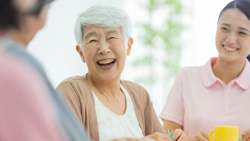 笑顔の利用者様